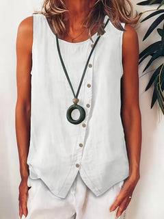 Bohemian dames blouse met knopen