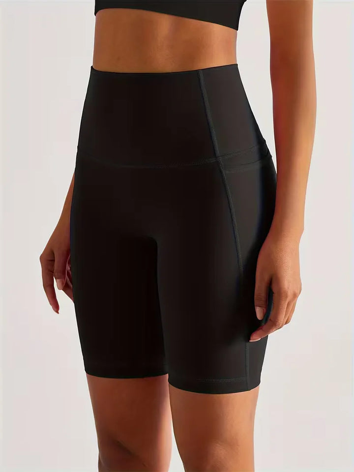 Sportshort met hoge taille