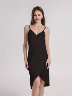 Cover-up met asymmetrische hals