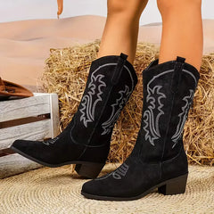 Cowboylaarzen met borduursel