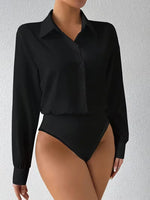 Bodysuit met lange mouwen