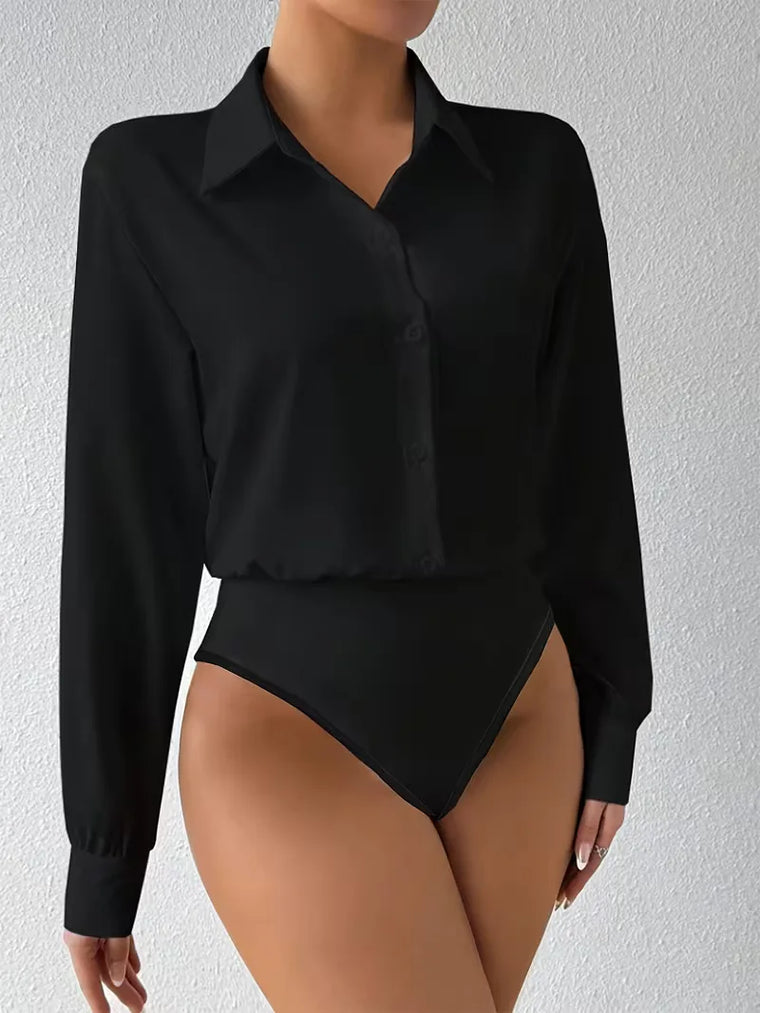 Bodysuit met lange mouwen