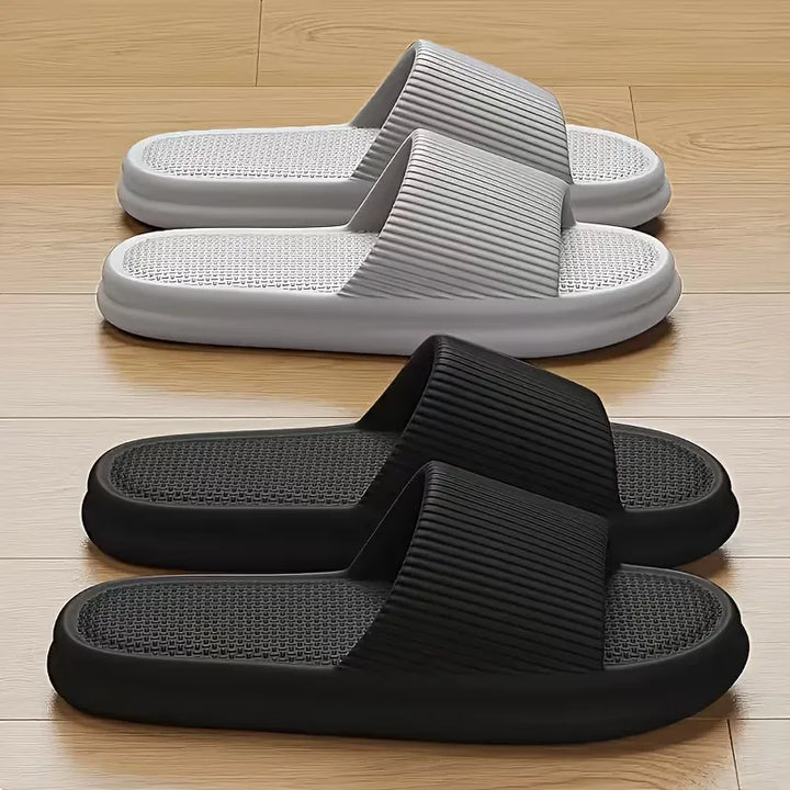 Badslippers met dikke zool