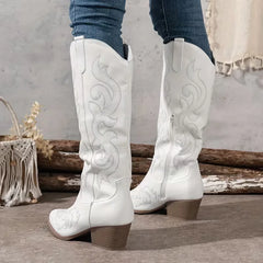 Cowboylaars met borduursel