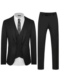 Drie-delig slim fit pak