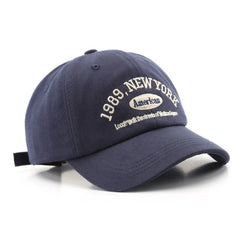 Collin | Stijlvolle New York pet in de kleur Marineblauw voor heren in stijl geschikt voor alle seizoenen.