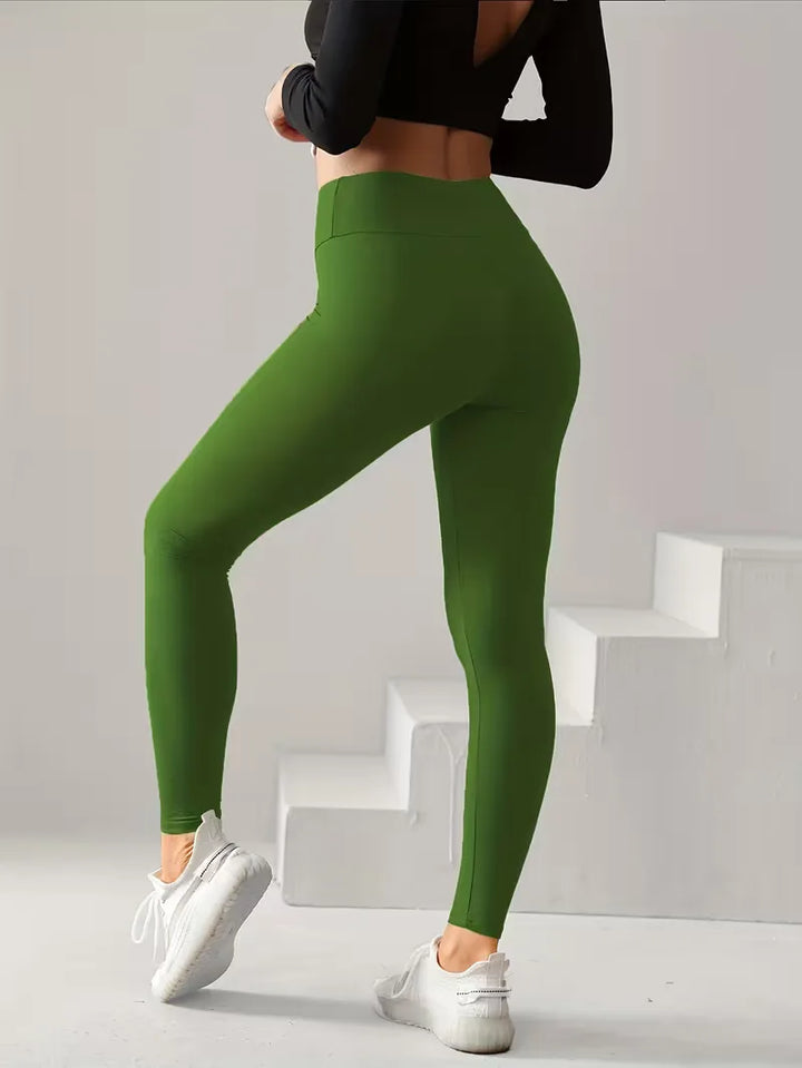 High-waisted slim fit legging