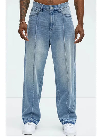 Loose fit jeans met vijf-pocket styling