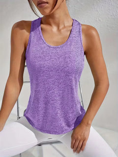 Sporttop met racerback en mesh