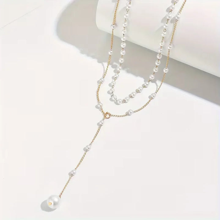 Ketting met faux parels