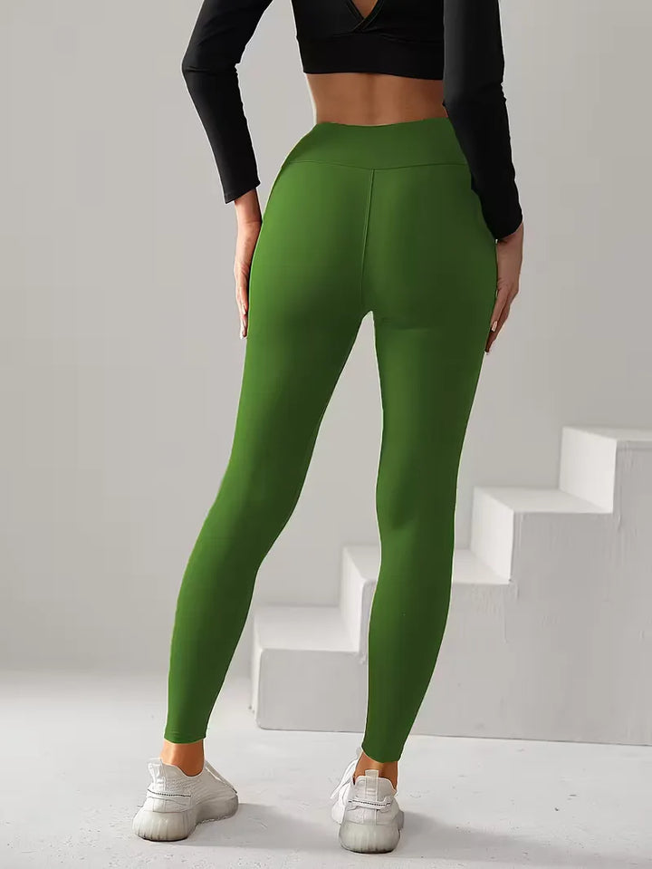 High-waisted slim fit legging
