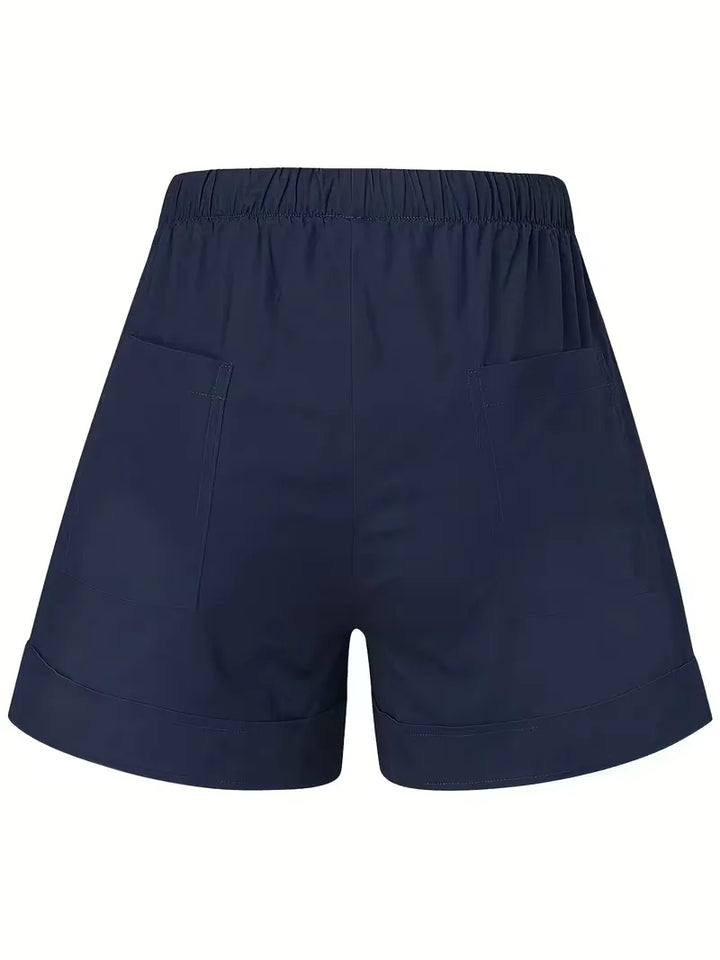 Korte broek met elastische taille