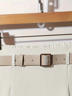 Plooirok met hoge taille