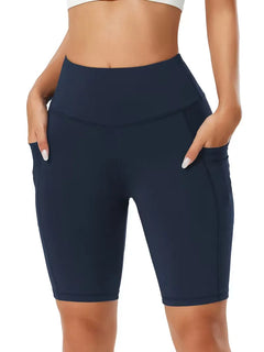 Slim-fit high-waisted shorts