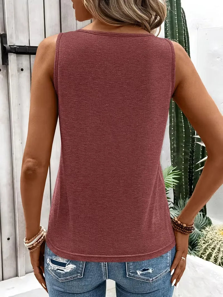 tanktop met ringdetail