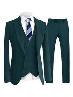 Drie-delig slim fit pak
