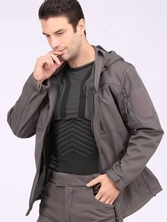 Parka met fleece voering