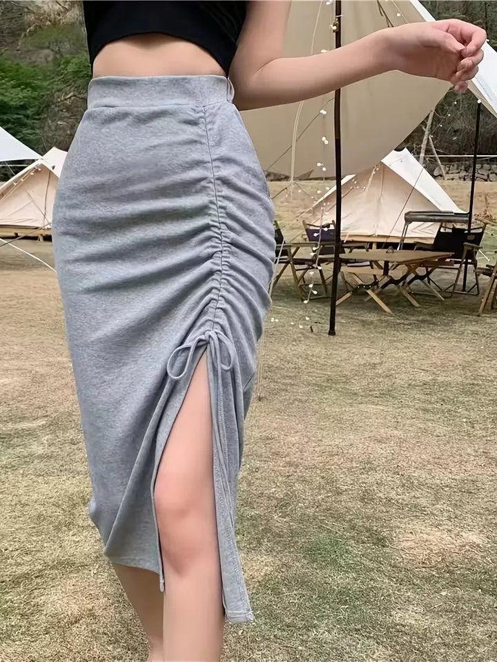 Bodycon rok met hoge taille