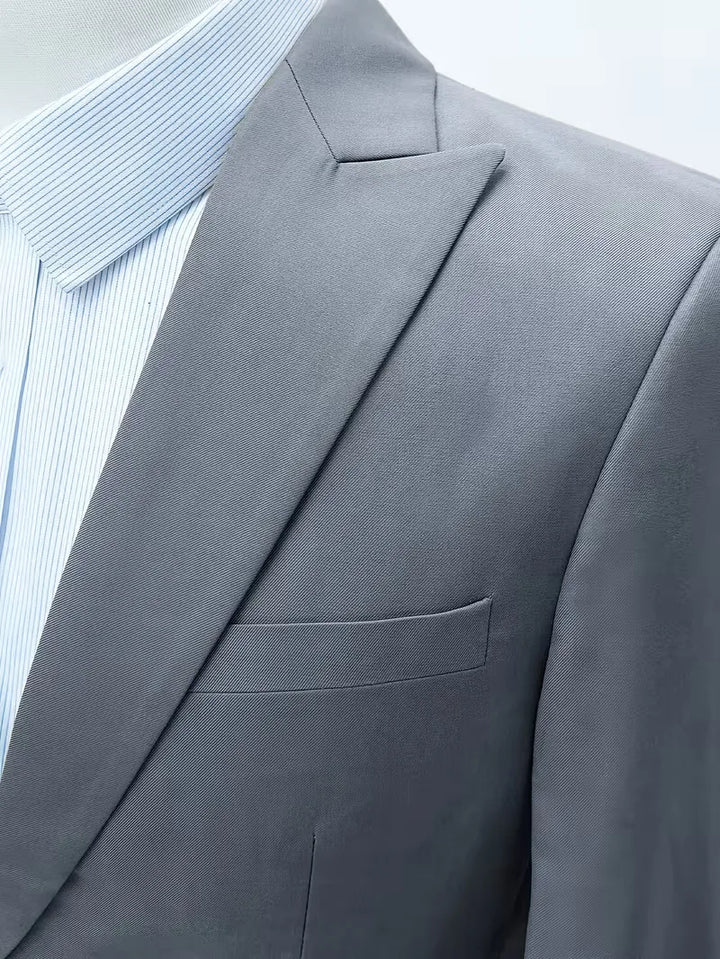 Drie-delig slim fit pak
