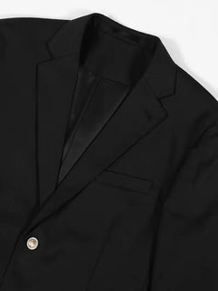 Colbert slim fit met gouden knopen
