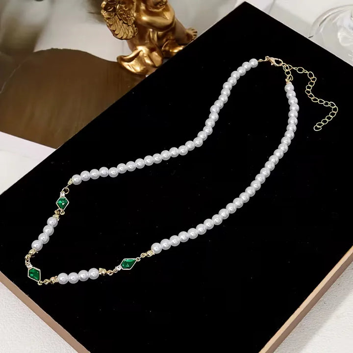 Ketting met imitatie parels