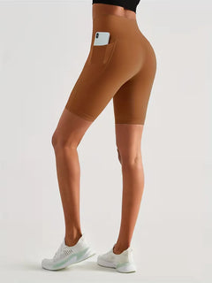 Sportshort met hoge taille