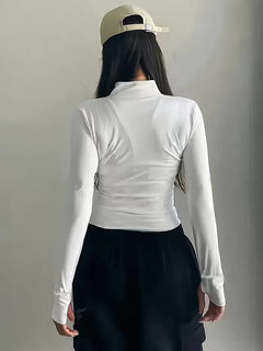 Sporttop met lange mouwen