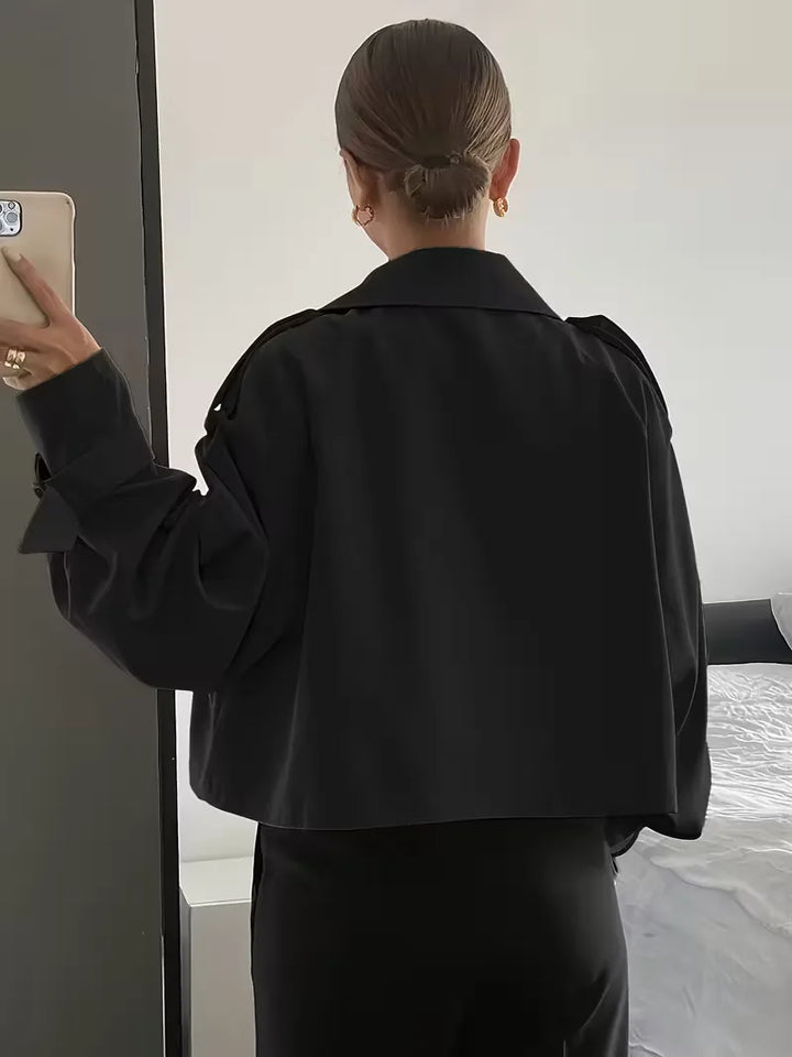 Trenchcoat met oversized fit