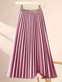 Plooirok met hoge taille