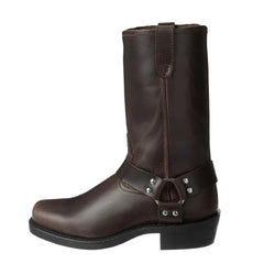 Dirk | Heren gesp riem cowboy laarzen in de kleur Donkerbruin voor heren in stijl ideaal voor de herfst.