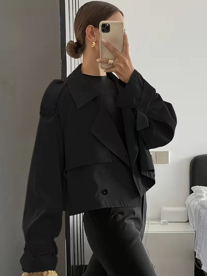 Trenchcoat met oversized fit