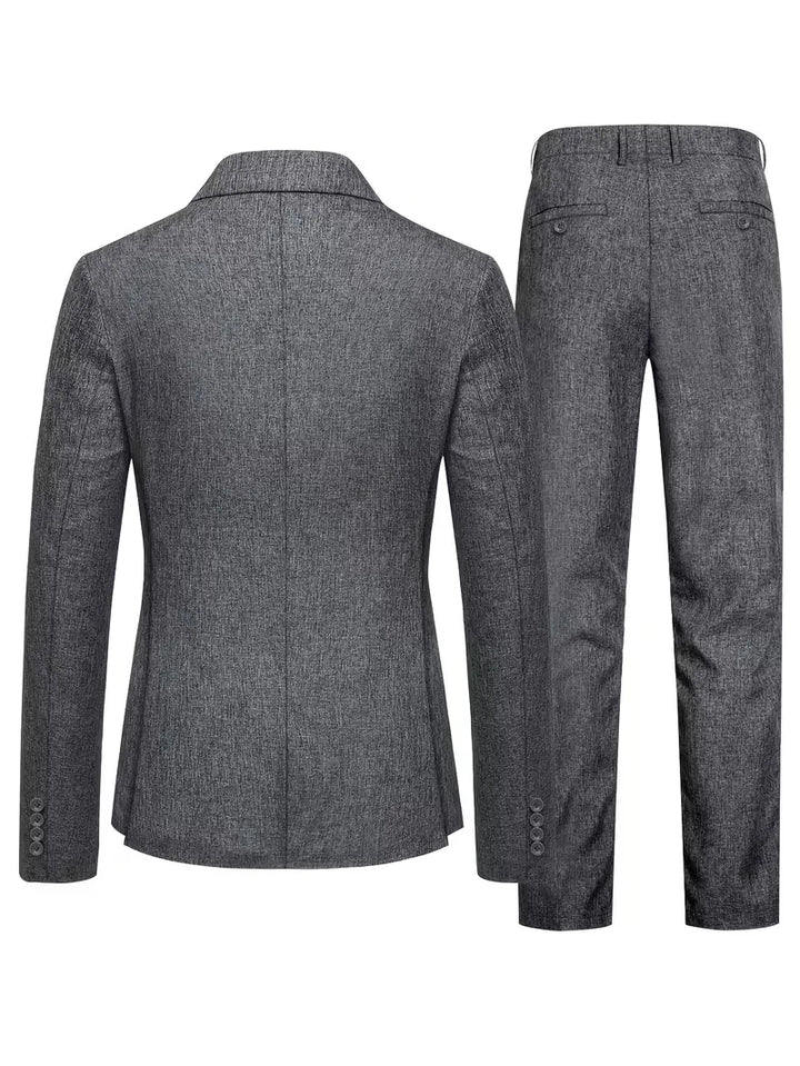 Pak met slim fit en lange mouwen