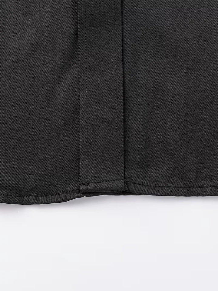 Nette overhemden slim fit mandarin kraag
