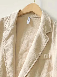 Blazer met notched lapel