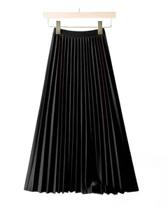 Plooirok met hoge taille