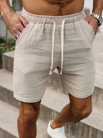 Korte broek heren met elastische taille