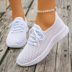 Lage sneakers met geweven design