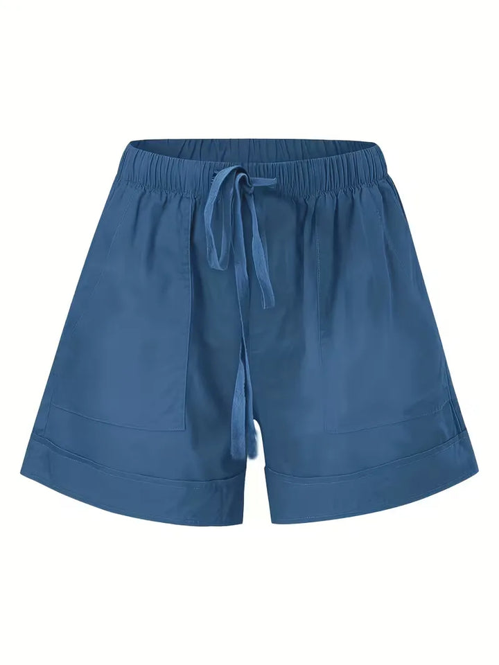 Korte broek met elastische taille