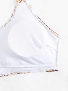 Cover-up met halternek en shorts