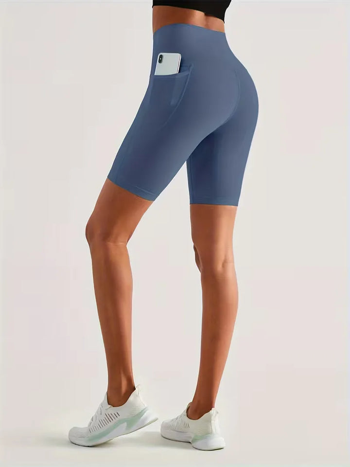 Sportshort met hoge taille