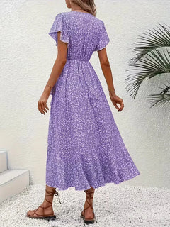 Wikkeljurk met bloemen