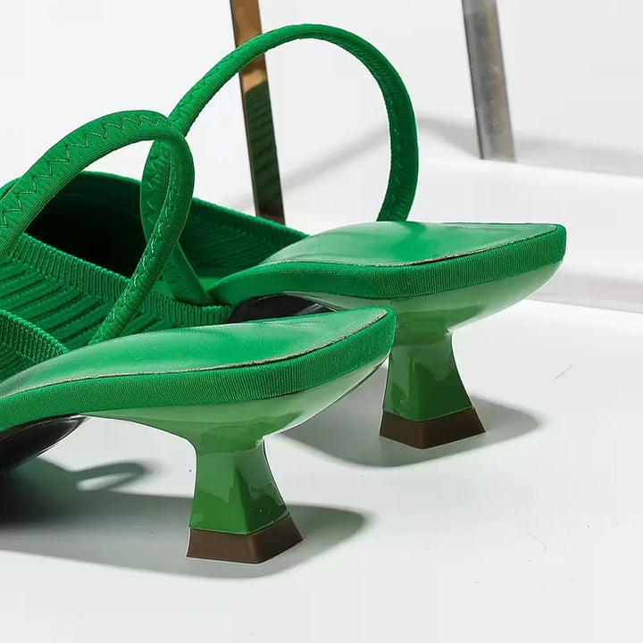 Hak met flare heel