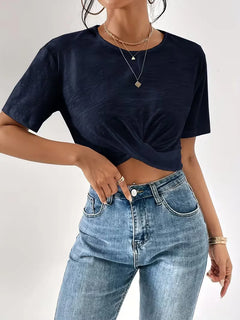 T-shirt met twistdetail