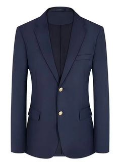 Colbert slim fit met gouden knopen