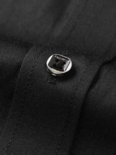 Nette overhemden slim fit mandarin kraag