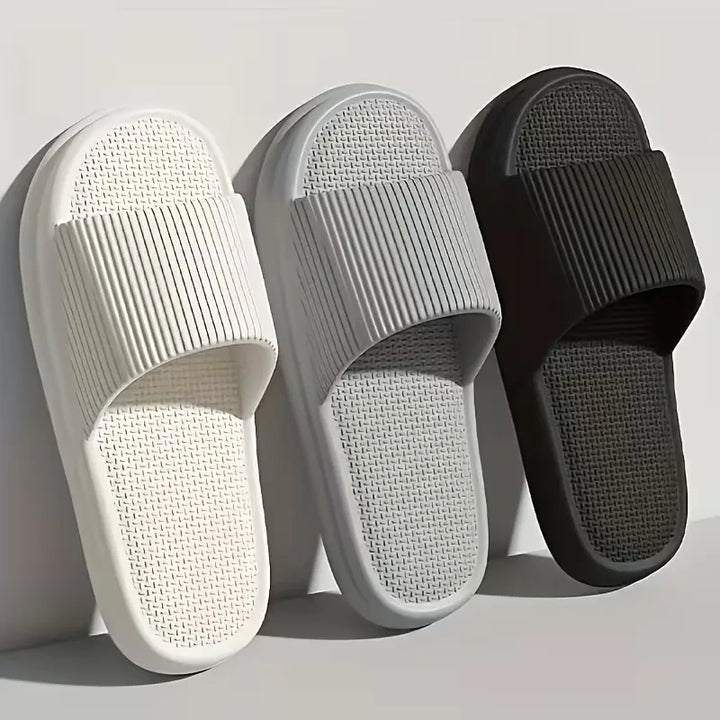 Badslippers met dikke zool