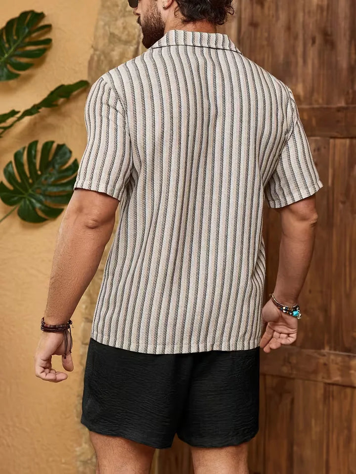 Zomer kledingset met gestreept shirt