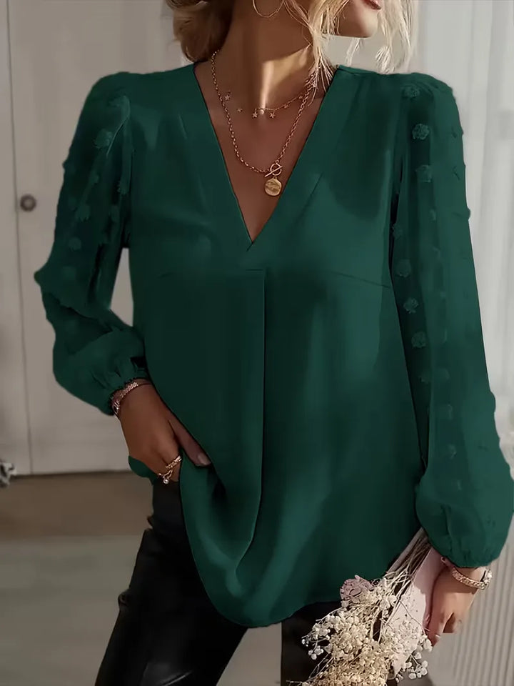 Blouse met lange mouwen