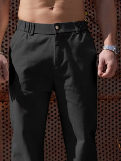 Pantalons met elastische band