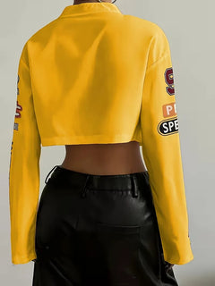 Bomberjack met graphic text